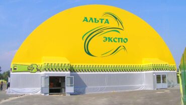 Тентовый ангар фото