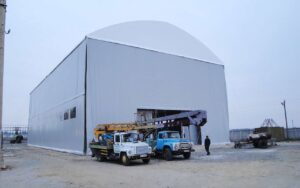 Тентовый ангар для склада