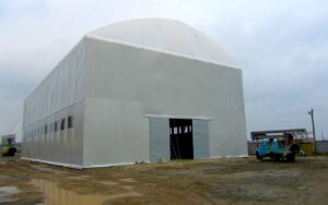 Тентовый ангар для складского помещения