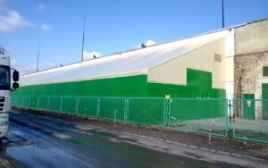 Тентовый ангар вид снаружи фото