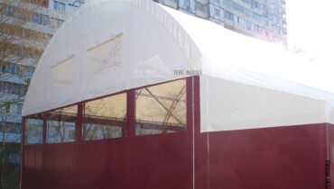 Тентовый ангар для спортивной площадки