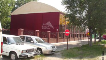 Тентовый ангар фото